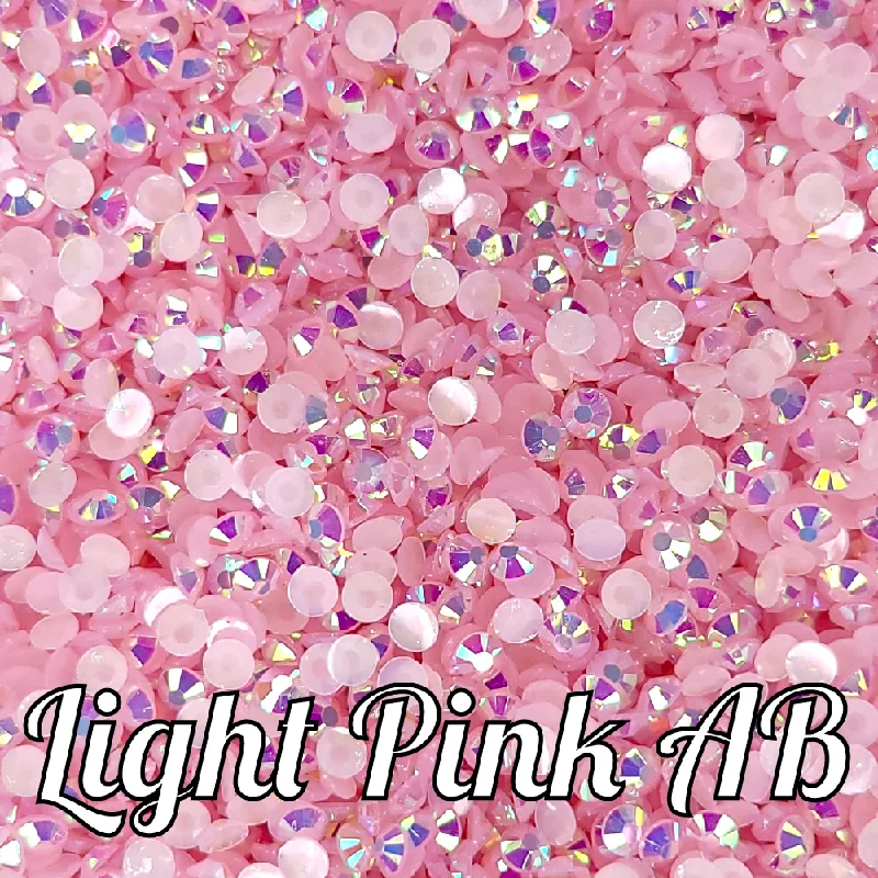 Nail rhinestone lone buys-Light Pink AB Jelly Rhinestones