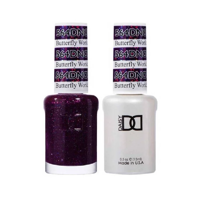 nail polish cherry seed-DND / Gel Nail Polish Matching Duo - Butterfly World, Fl 564