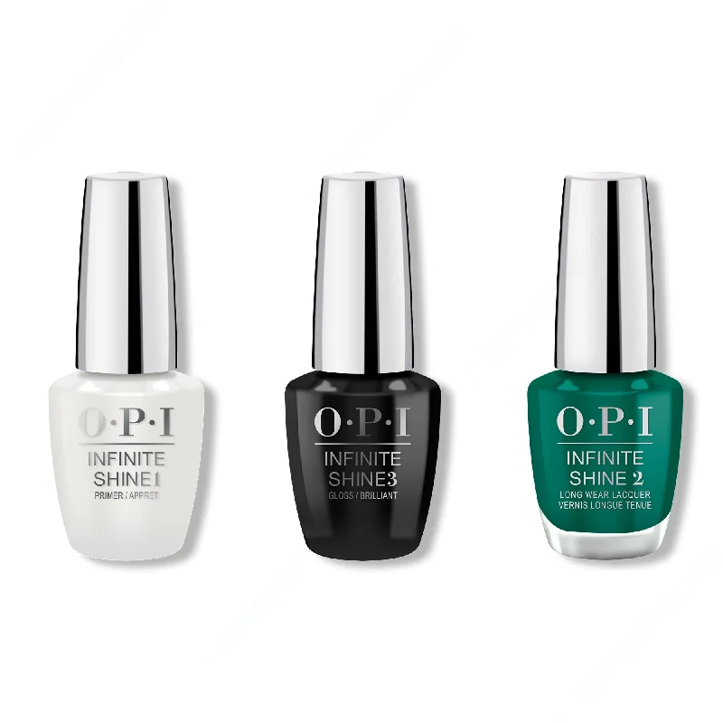 nail polish corduroy ridge-OPI - Infinite Shine Combo - Base, Top & Rated Pea-G