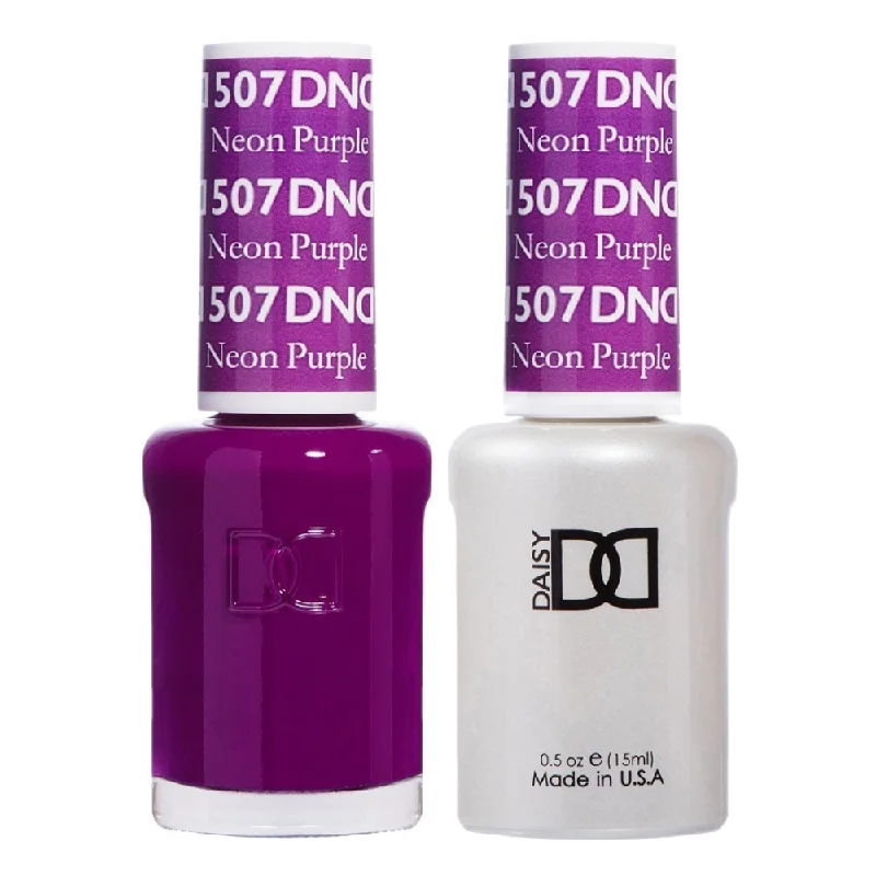 nail polish drawer pull-DND / Gel Nail Polish Matching Duo - Neon Purple 507