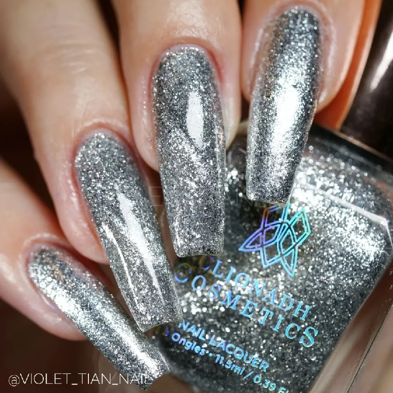 Nail art decoration muted shades-Unlucky 13: Broken Mirror