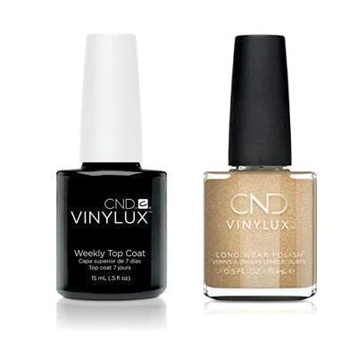 nail polish garnish twist-CND - Vinylux Topcoat & Get That Gold 0.5 oz - #368