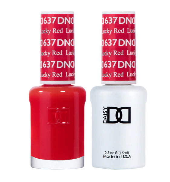 nail polish pump rust-DND Duo - Lucky Red - 637