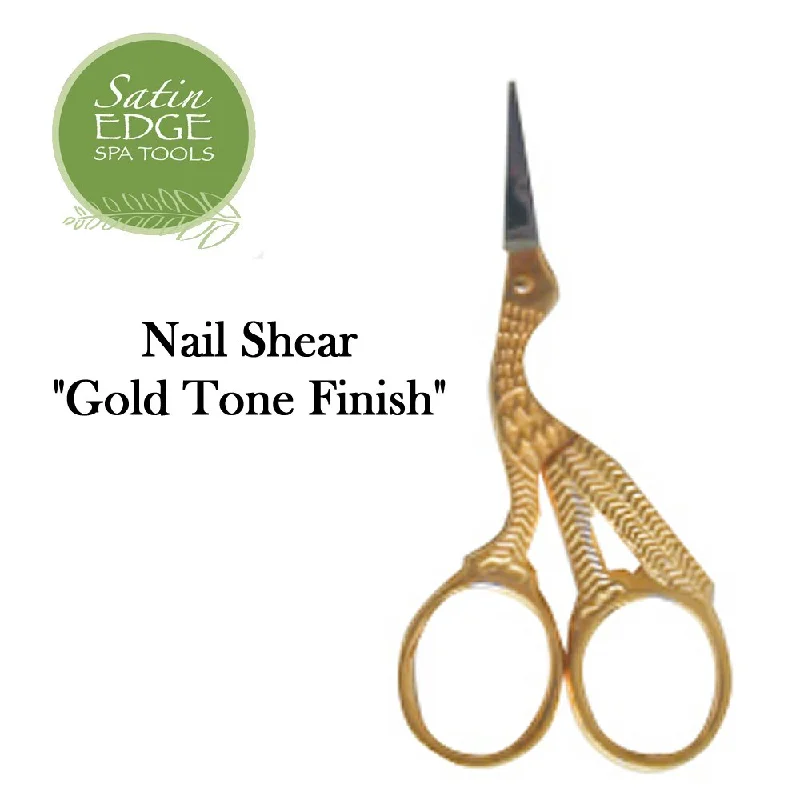 nail repair for nail repair powerful-use care kit-Satin Edge Nail Shear - "Gold Tone Finish" (SE2148)