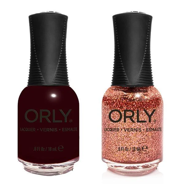 nail polish stemware gleam-Orly - Nail Lacquer Combo - Opulent Obsession & Inexhaustable Charm