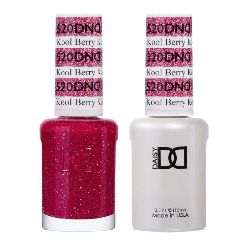 nail polish vintage label-DND / Gel Nail Polish Matching Duo - Kool Berry 520