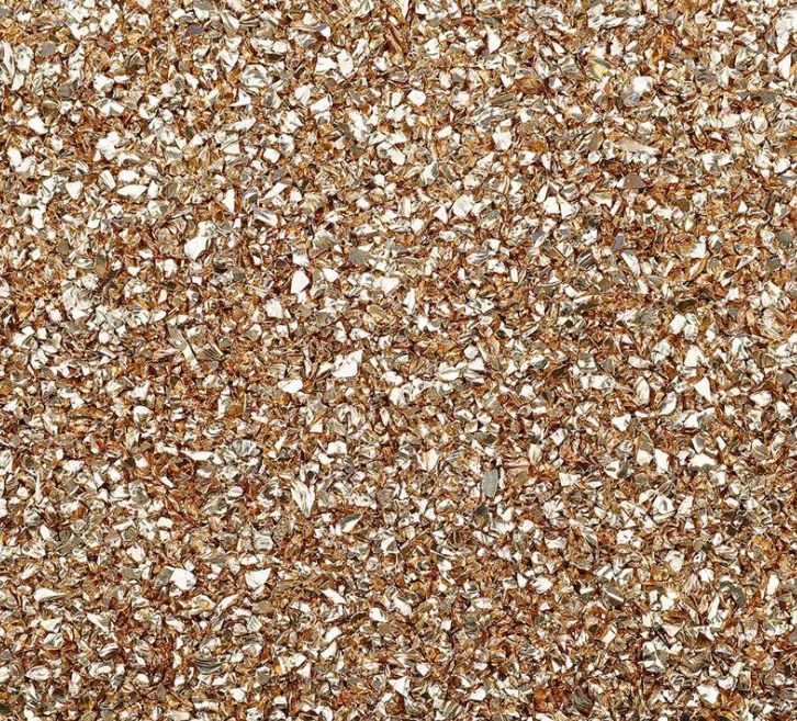 Nail rhinestone den sparkle-Gold Crushed Glass (10 grams)