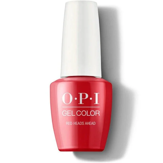 nail polish corduroy ridge-Gel Color - U13 Red Heads Ahead