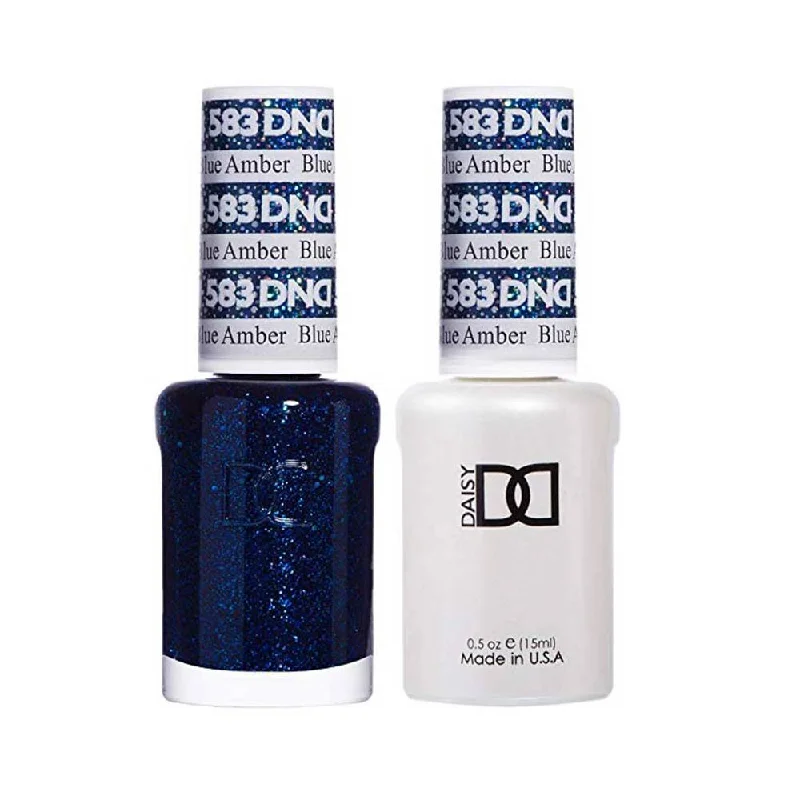 nail polish throne hall-DND / Gel Nail Polish Matching Duo - Blue Amber 583