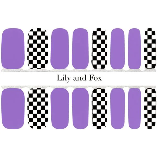 nail polish lace twilight-Lily and Fox - Nail Wrap - Street Racer