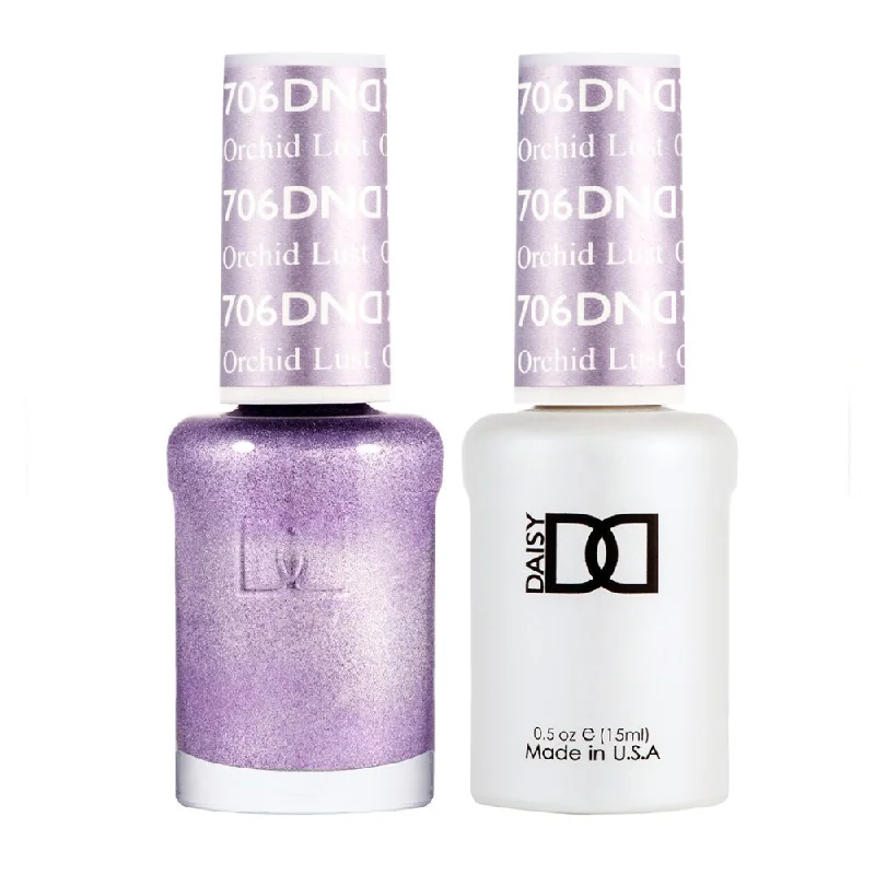 nail polish globe spin-DND / Gel Nail Polish Matching Duo - Orchid Lust 706