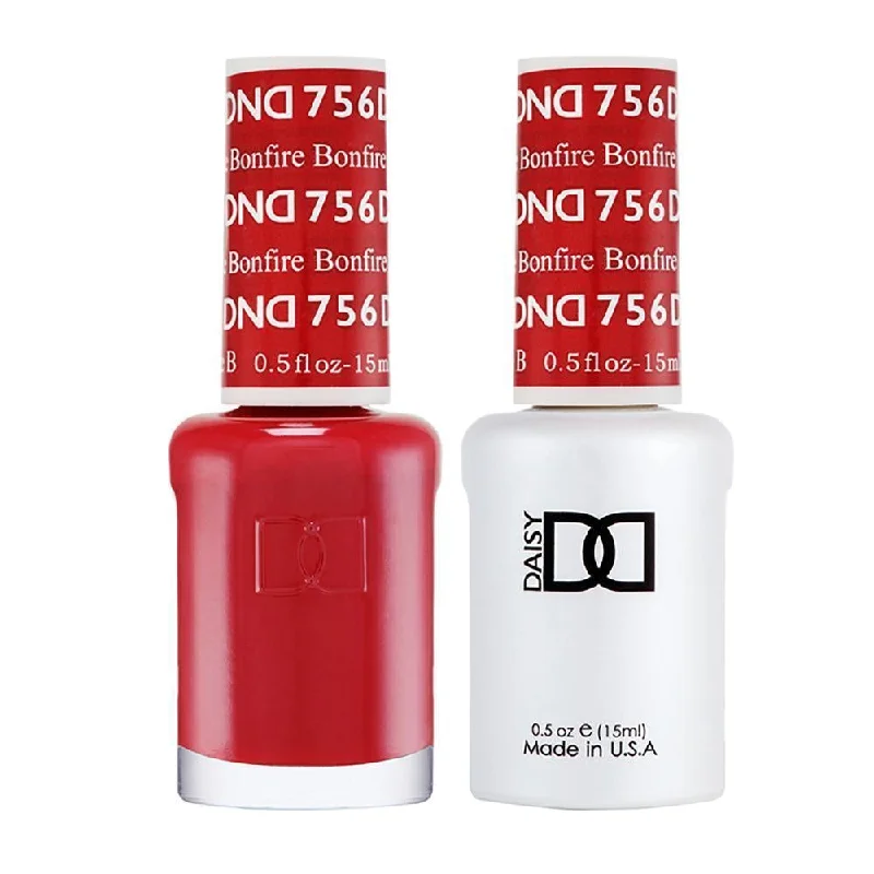 nail polish emblem bold-DND / Gel Nail Polish Matching Duo - Bonfire 756