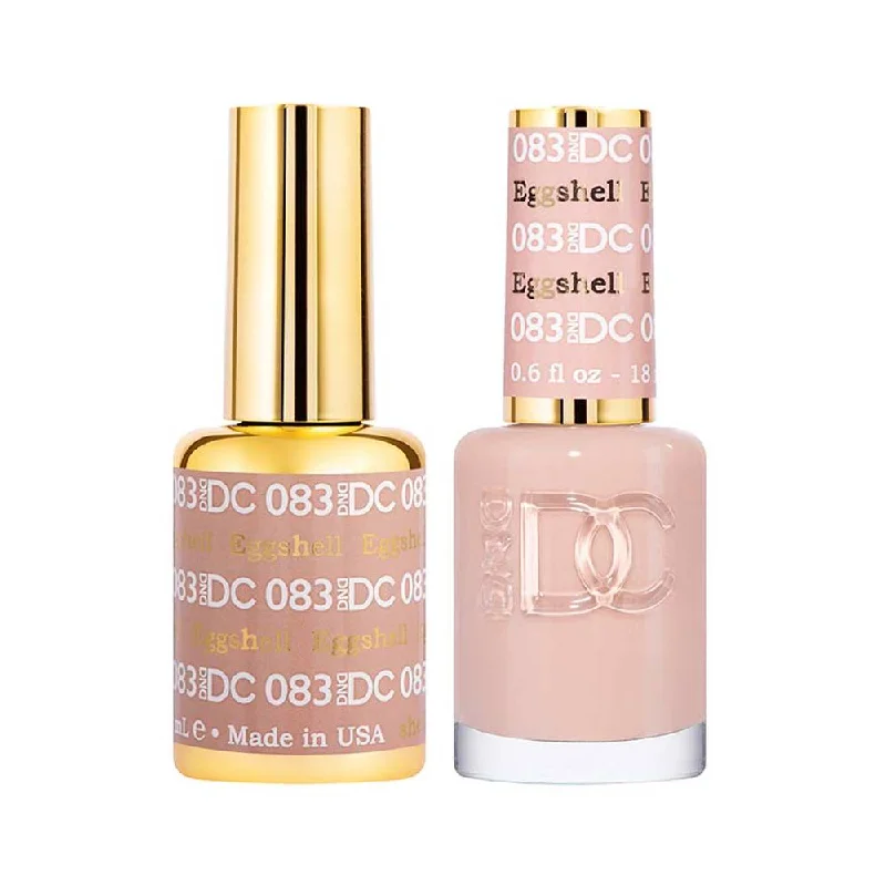 nail polish swell rise-DND / DC Gel Nail Polish Matching Duo - 083 Eggshell