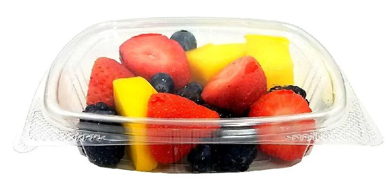 Nail art decoration aim-8 oz. Clear Hinged Deli Fruit Container 50/PK