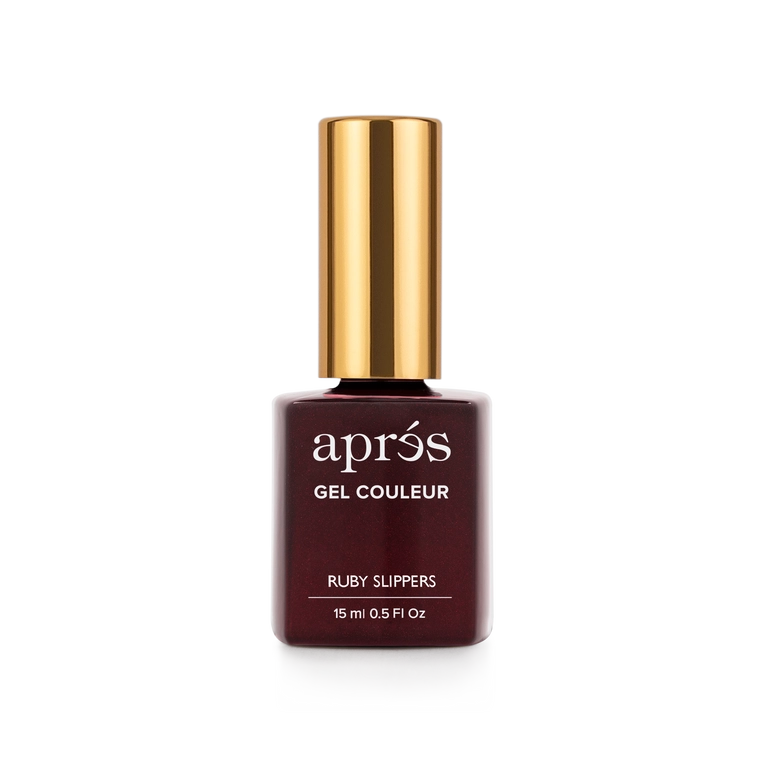 nail repair for nail damage prevention-APRES GEL COLOR - GC 251 - RUBY SLIPPERS