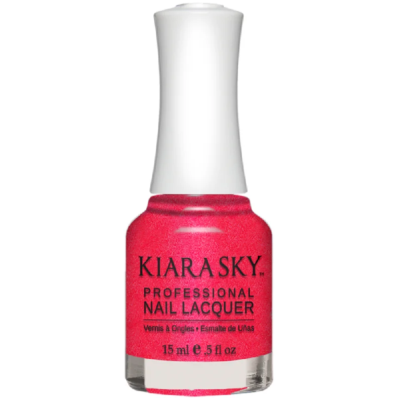 nail polish fringe trim-KIARA SKY / Lacquer Nail Polish - Pink Up The Pace N451 15ml.