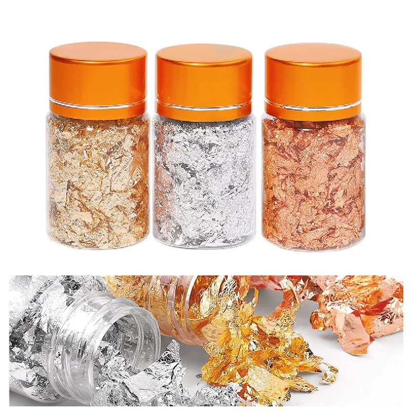 Nail art decoration target-3 Jars of Foil Set - JBZ02 - 5g