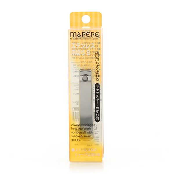 nail repair with bond-rich gel-Mapepe Stainless Nail Clipper S