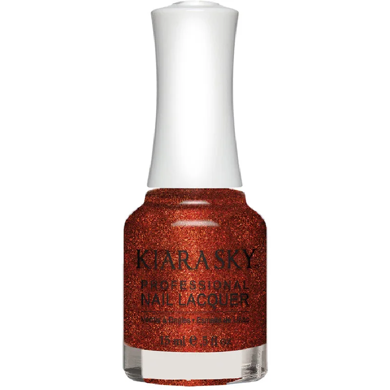 nail polish bow flair-KIARA SKY / Lacquer Nail Polish - Frosted Pomegranate N457 15ml.