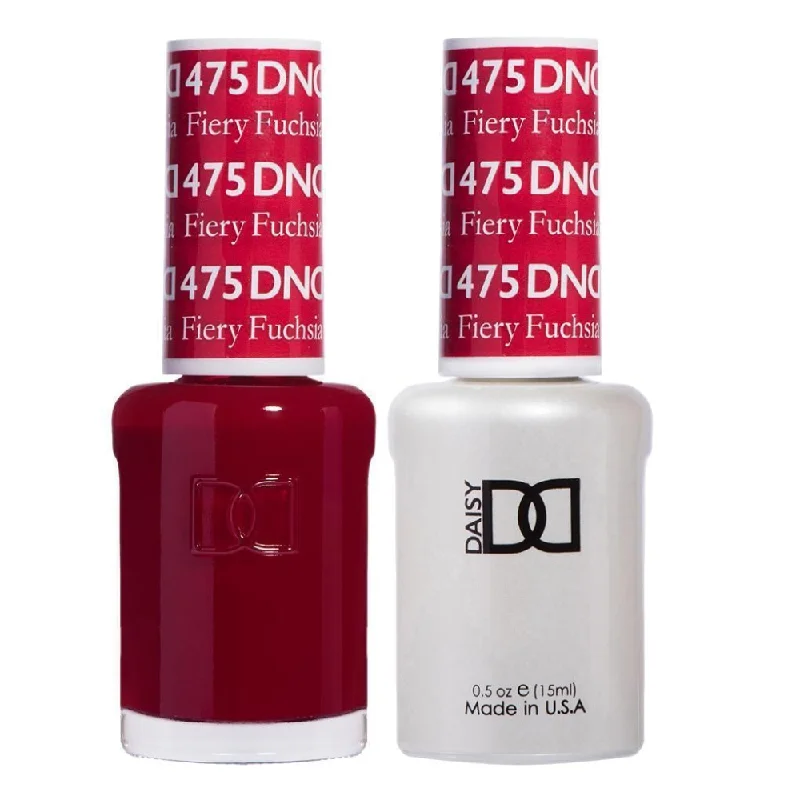 nail polish passage dark-DND / Gel Nail Polish Matching Duo - Fiery Fuchsia 475