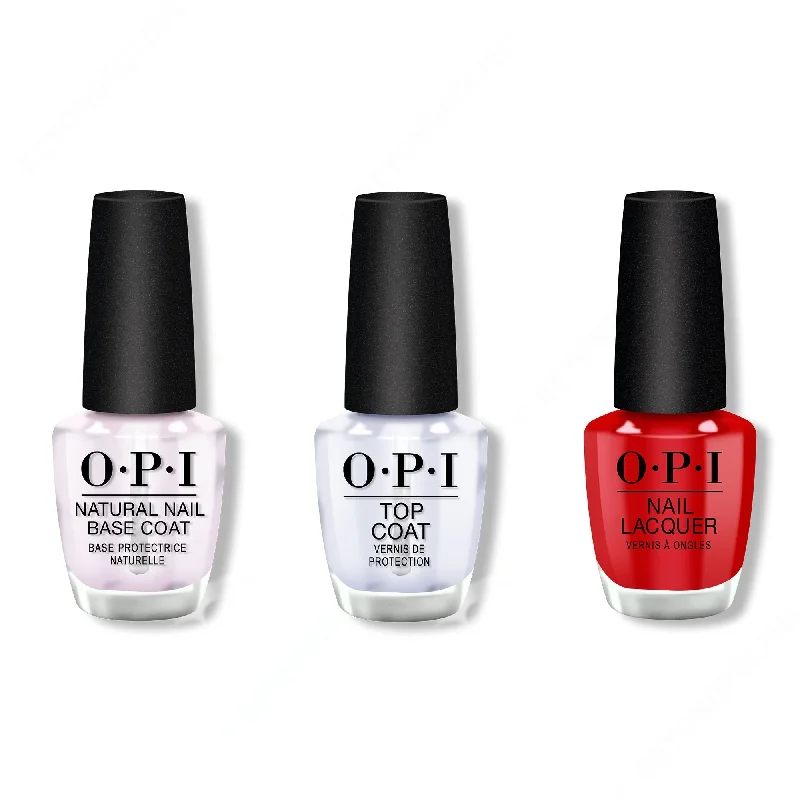 nail polish tulle wave-OPI - Nail Lacquer Combo - Base, Top & Emmy, have you seen Oscar?