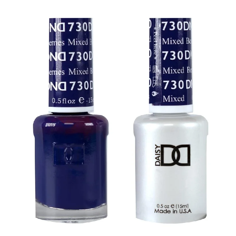 nail polish lagoon teal-DND / Gel Nail Polish Matching Duo - Mixed Berries 730