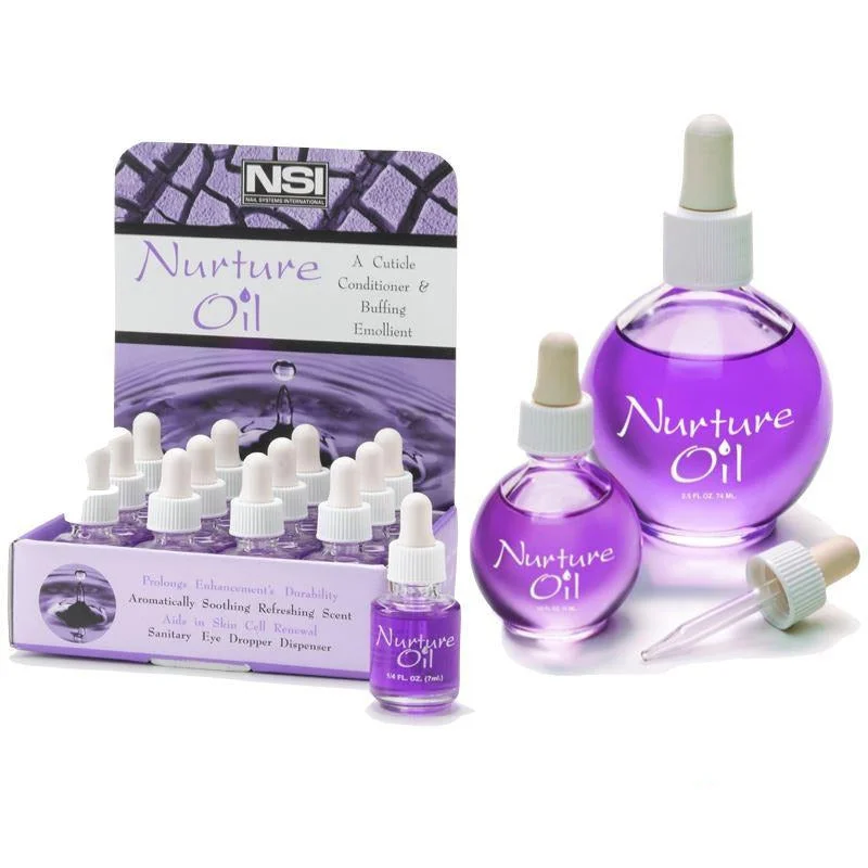 nail repair with shield-coat polish-Nurture Oil - Cuticle Oil Natural Nail Care