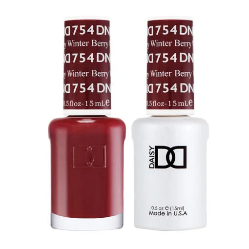 nail polish bush shape-Duo Gel - 754 Winter Berry