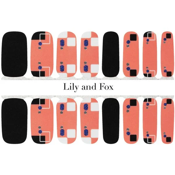 nail polish leather sheen-Lily and Fox - Nail Wrap - Think Outside The Square