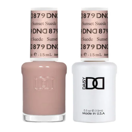 nail polish cashmere soft-DND - 879 Sunset Suede - Gel Nail Polish Matching Duo