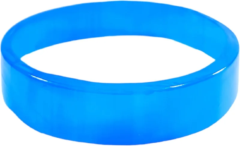 Nail art decoration avatar-Blue 4.75" x 1" Heat Shrink Deli Container Bands 5000/CS