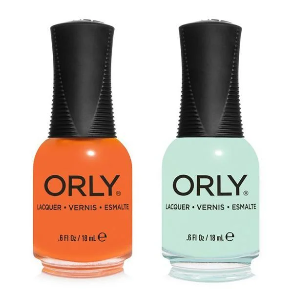 nail polish gale roar-Orly - Nail Lacquer Combo - Kitsch You Later & Happy Camper