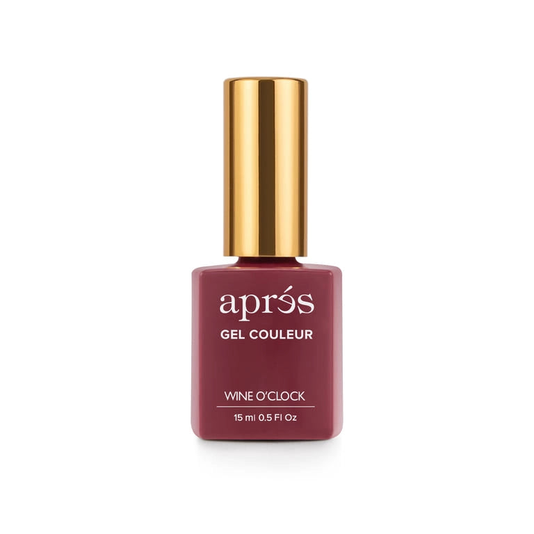 nail repair for nail overuse recovery-APRES GEL COLOR - GC 287 - WINE O'CLOCK