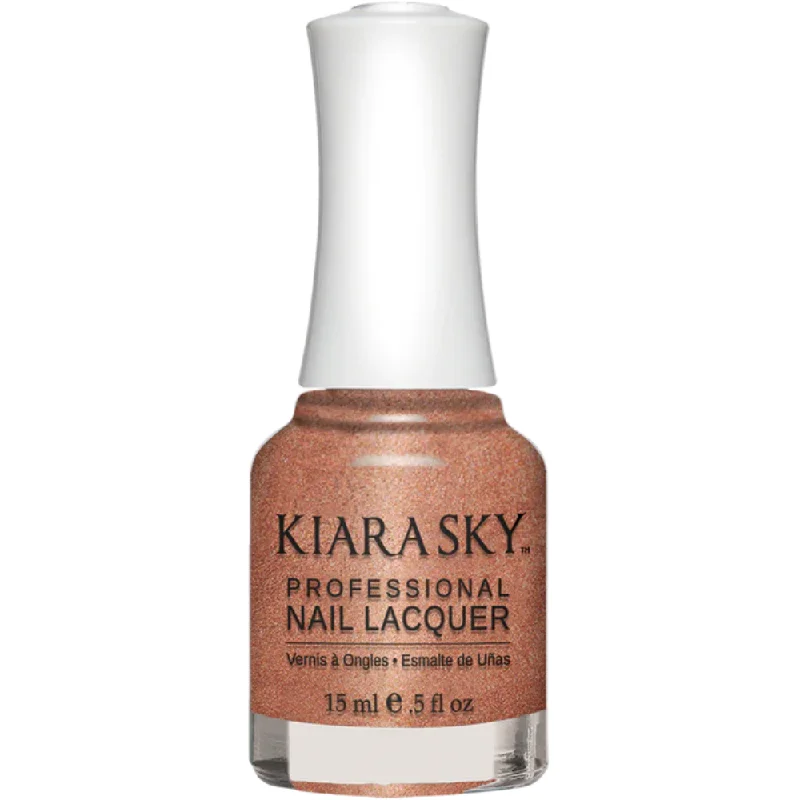 nail polish paisley swirl-KIARA SKY / Lacquer Nail Polish - Copper Out N470 15ml.