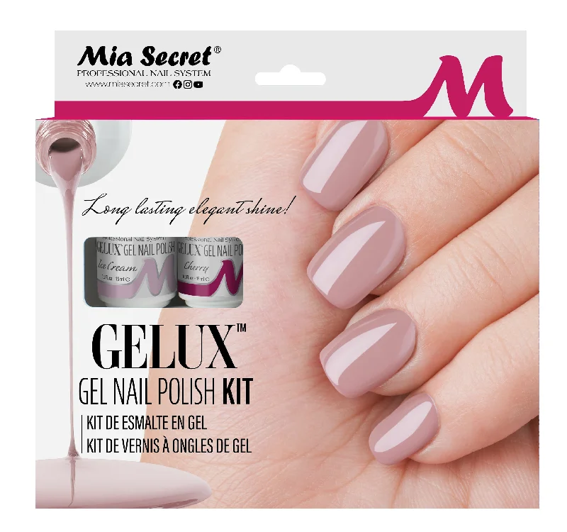 Nail art decoration opaque-Gelux Soak-Off Gel Polish Kit