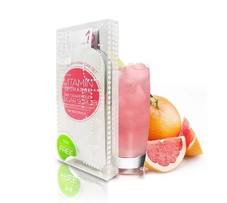 nail repair with sweat-proof gel-Mani-in-a-Box Vitamin Recharge Pink Grapefruit - Waterless 3 steps - Voesh