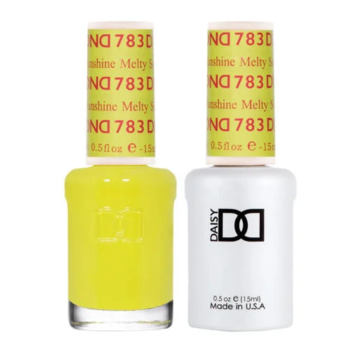 nail polish houndstooth black-DND - 783 Melty Sunshine - Gel Nail Polish Matching Duo