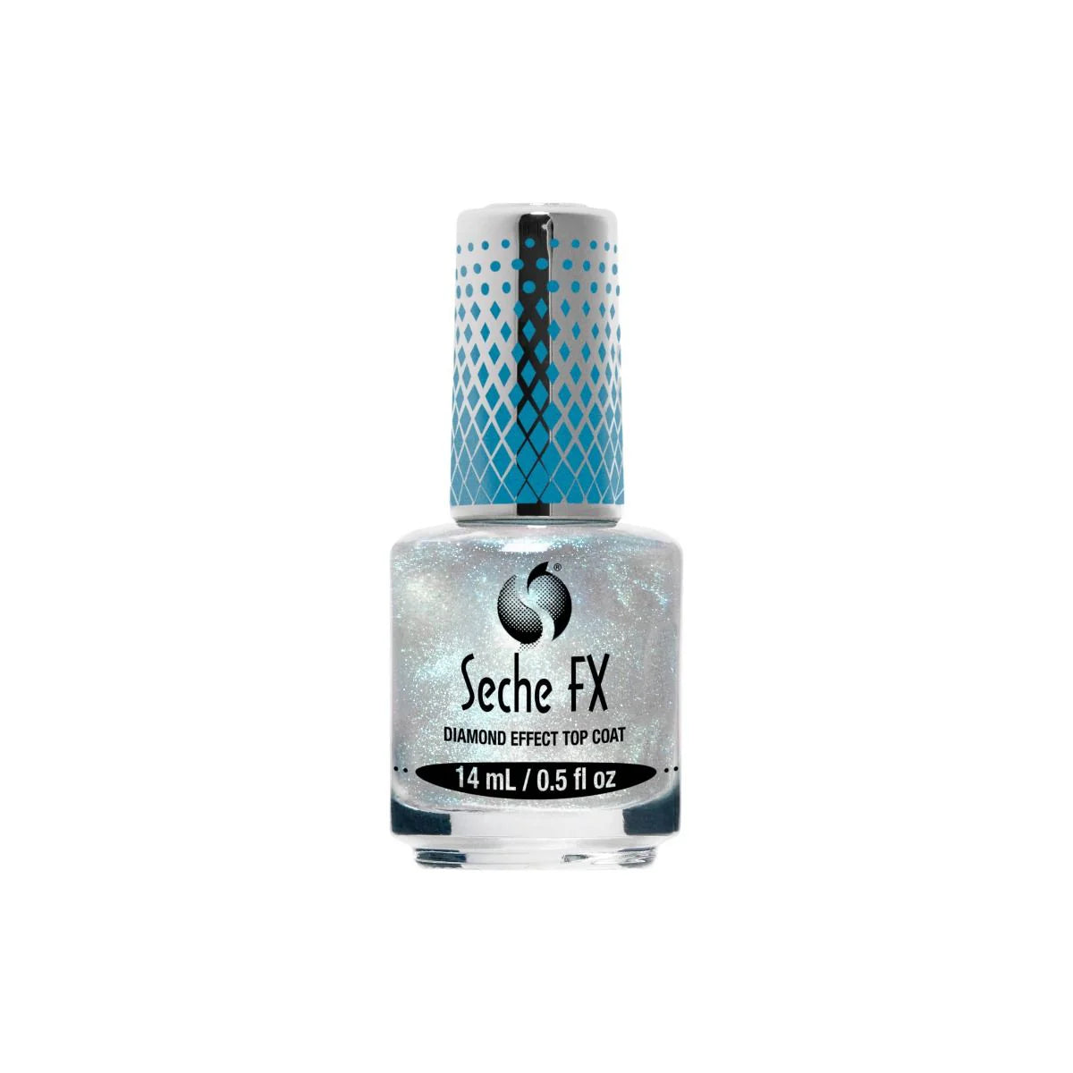 nail repair for nail repair expert pick-use care kit-37843 SECHE FX DIAMOND EFFECT TOP COAT .5 OZ - BLUE