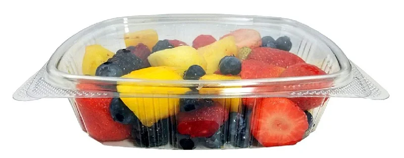 Nail art decoration draft-24 oz. Clear Hinged Deli Fruit Container 50/PK