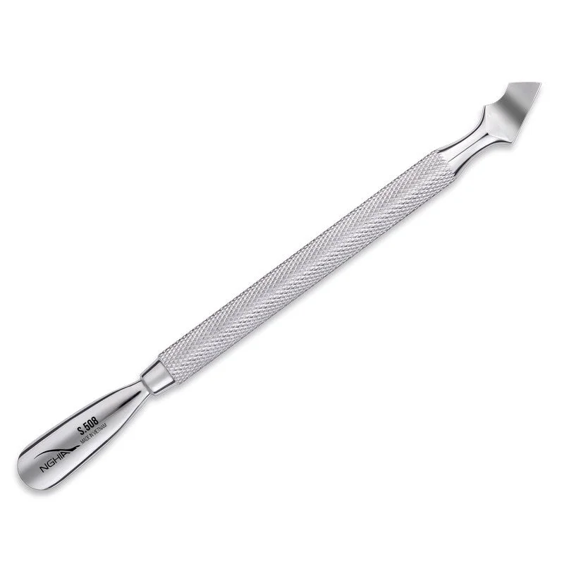 nail repair with fortifier-coat polish-Nghia - Cuticle Pusher -#S508