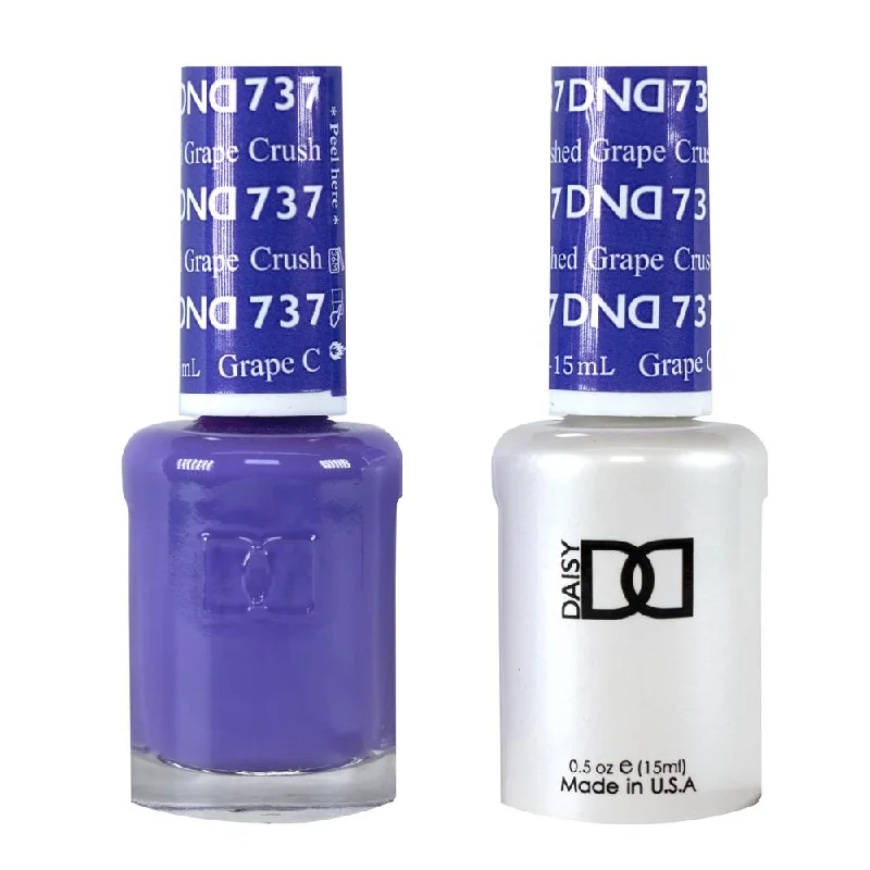 nail polish gulf wave-DND / Gel Nail Polish Matching Duo - Crushed Grape 737