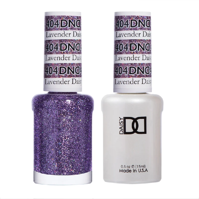 nail polish gulp bold-DND / Gel Nail Polish Matching Duo - Lavender Daisy Star 404