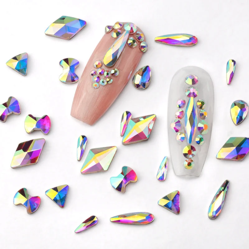 Nail rhinestone flood sparkle-TR67 large crystal mix