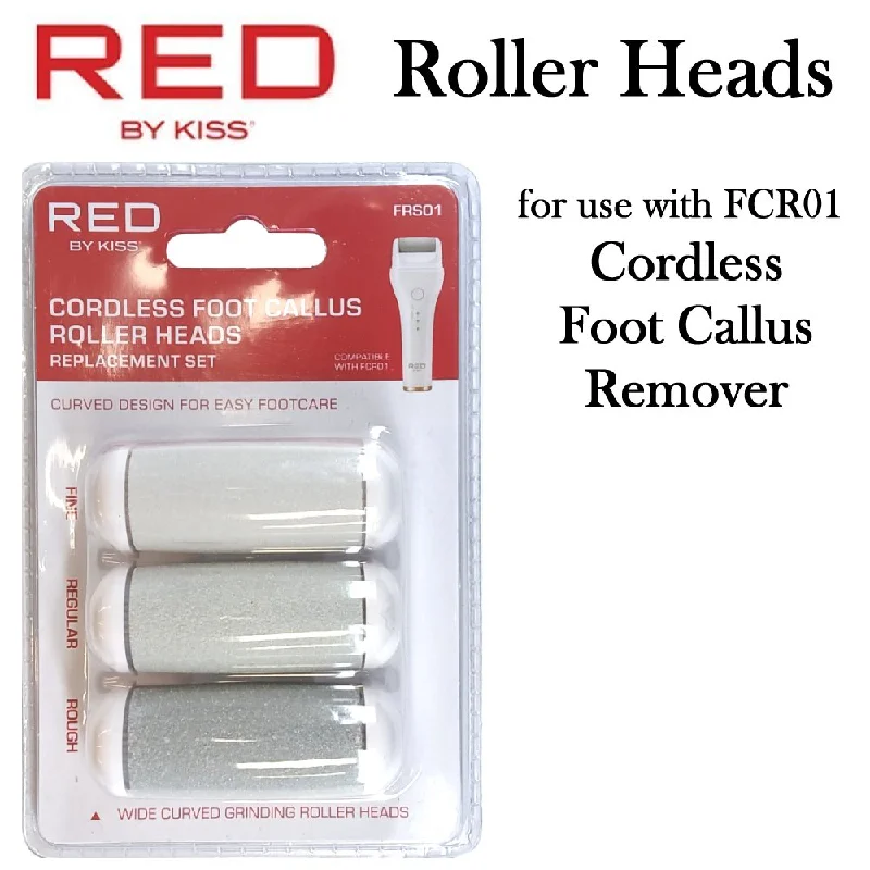 nail repair for nail repair rapid-use kit-RED by KISS Roller Heads for Cordless Foot Callus Remover (FSC01)