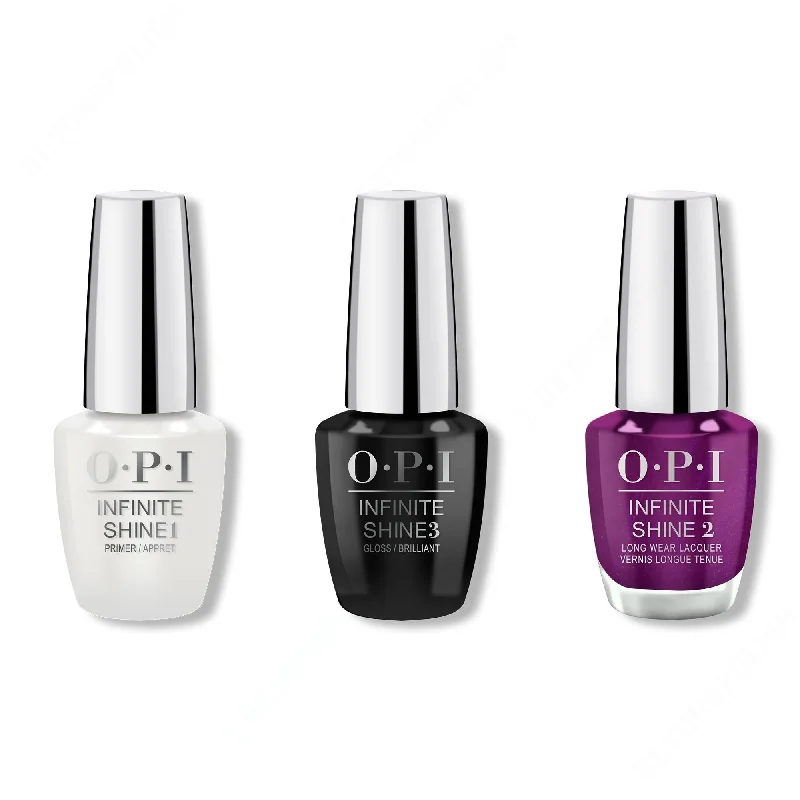 nail polish inn stay-OPI - Infinite Shine Combo - Base, Top & Let's Take An Elfie - #HRM44