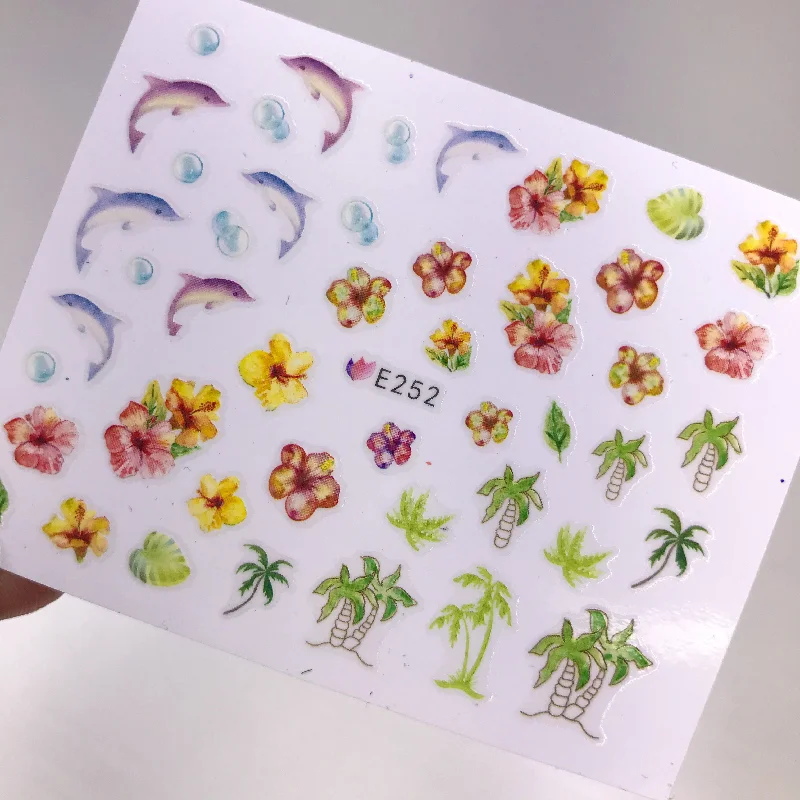 Nail art decoration renew-Tropical Stickers