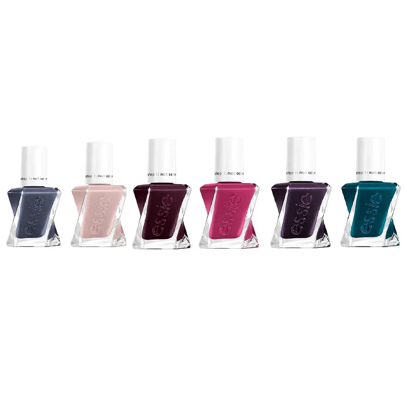 nail polish hood shade-Essie Gel Couture Brilliant Brocades Collection