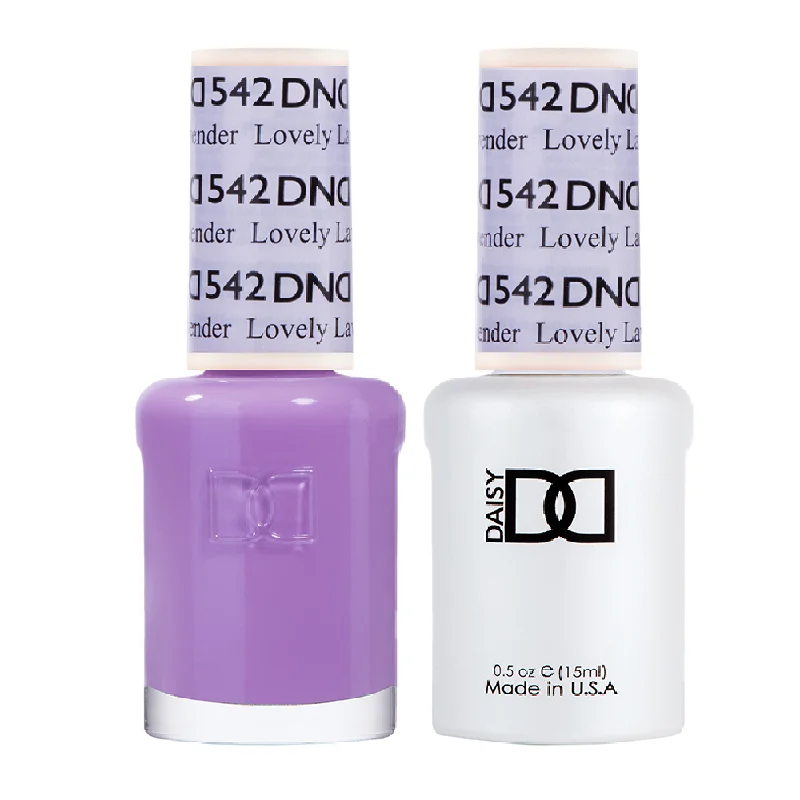 nail polish stein froth-DND / Gel Nail Polish Matching Duo - Lovely Lavender 542