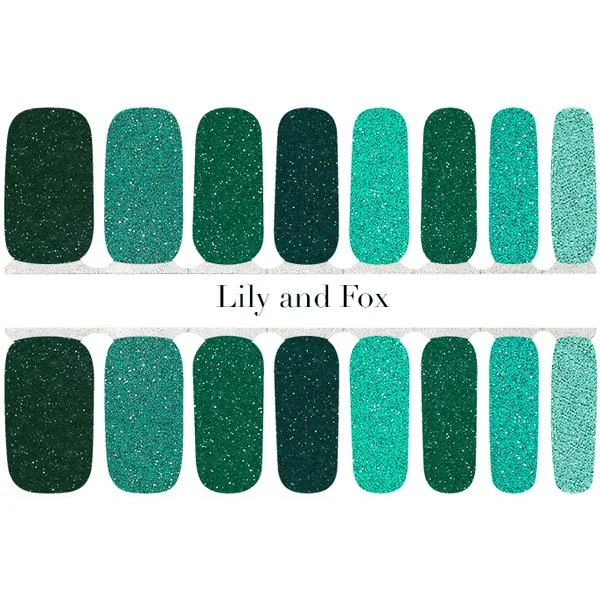 nail polish bow flair-Lily and Fox - Nail Wrap - Seven Seas