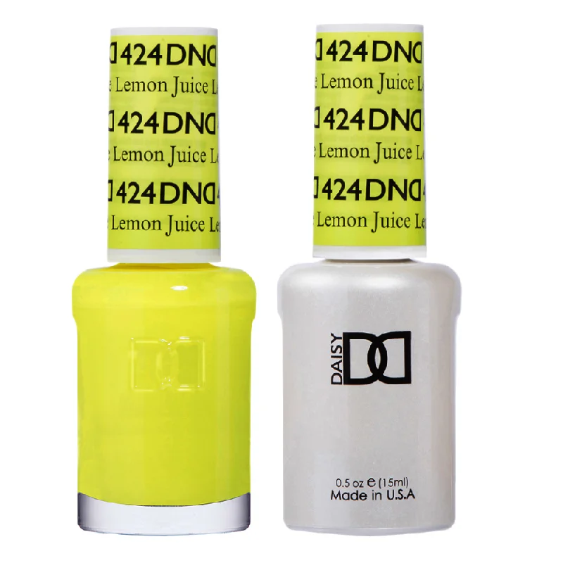 nail polish ink blot-DND / Gel Nail Polish Matching Duo - Lemon Juice 424